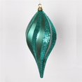 thumbnail image 1 of Emerald Candy Glitter Swirl Drop Ornament - 16 in., 1 of 1