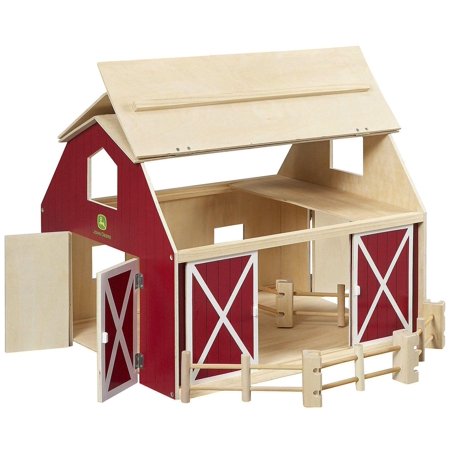 John Deere Big Wooden Barn Play Environment Walmart Com