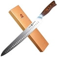 thumbnail image 2 of TUO Slicing Knife 12" Granton Carving Knives Hollow Ground Meat Cutting Knife-, 2 of 8