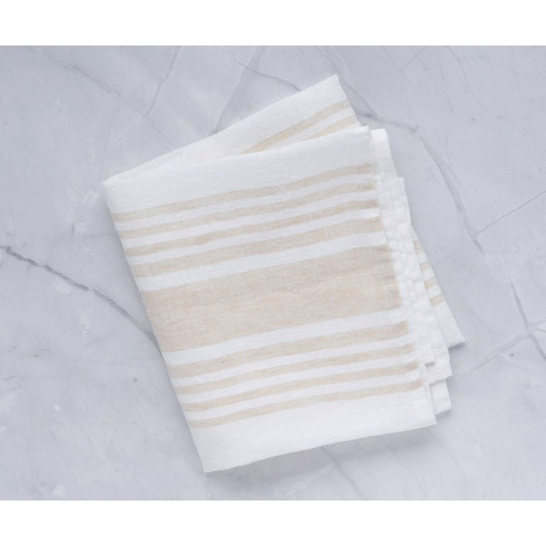 Linen Kitchen Towel - White