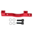 thumbnail image 2 of Adaptador de montaje de freno de disco kusrkot 203mm/8 pulgadas Universal rojo, 2 of 8