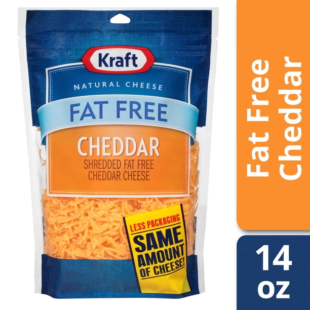 Kraft Fat-Free Cheddar Shredded Natural Cheese 14 oz Pouch