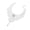 White, variant on Gotik Lace Choker Necklace with Crystal Pendant Vampires Choker Vintage Thick Choker Halloween Party Costumes for Womens