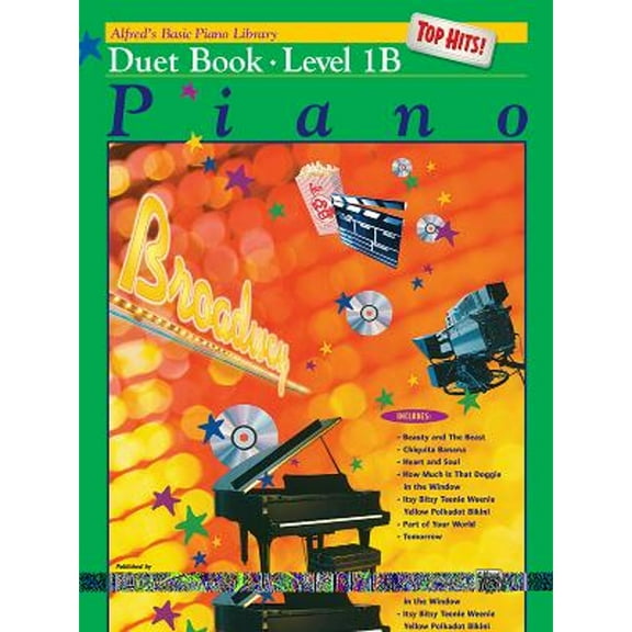 Pre-Owned Alfred's Basic Piano Library Top Hits! Duet Book, Bk 1b (Paperback 9780739008348) by E L Lancaster, Morton Manus
