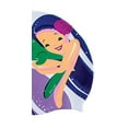 thumbnail image 3 of FINIS Kids Mermaid Silicone Mermaid Swim Cap In Cactus, One Size, 3 of 3