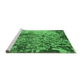 thumbnail image 2 of Ahgly Company Machine Washable Indoor Round Oriental Emerald Green Industrial Area Rugs, 7' Round, 2 of 4