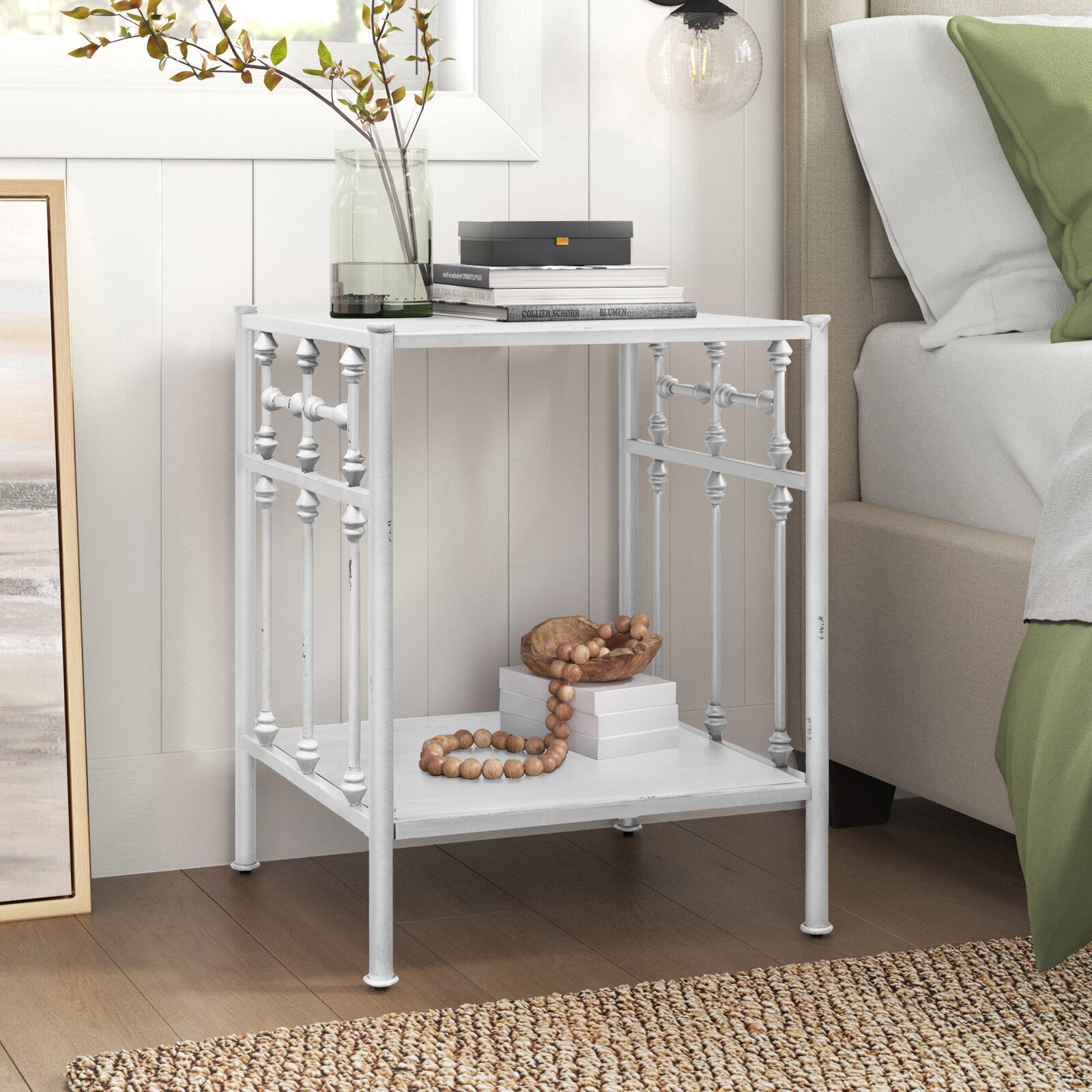 Edmund Nightstand, Overall 25.25'' H x 20'' W x 20'' D, Width Narrow