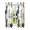thumbnail image 7 of Yayeee Window Curtains Light Filtering 63"x52" Grommet Panel Pair Home Living Room Decor, Beige Cute Cats, 7 of 7