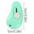 MQLKF Egg Shaped Utility Retractable Portable Mini For Wrapping