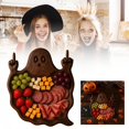 thumbnail image 4 of Halloween Serving Tray Fruit Platter Wooden Party Dish for Kitchen Dining Table Centerpiece, 4 of 7