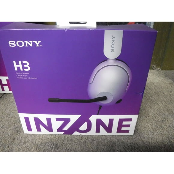 Refurbished Sony MDRG300/W INZONE H3 Wired Gaming Headset, Over-ear Headphones with 360 Spatial Sound