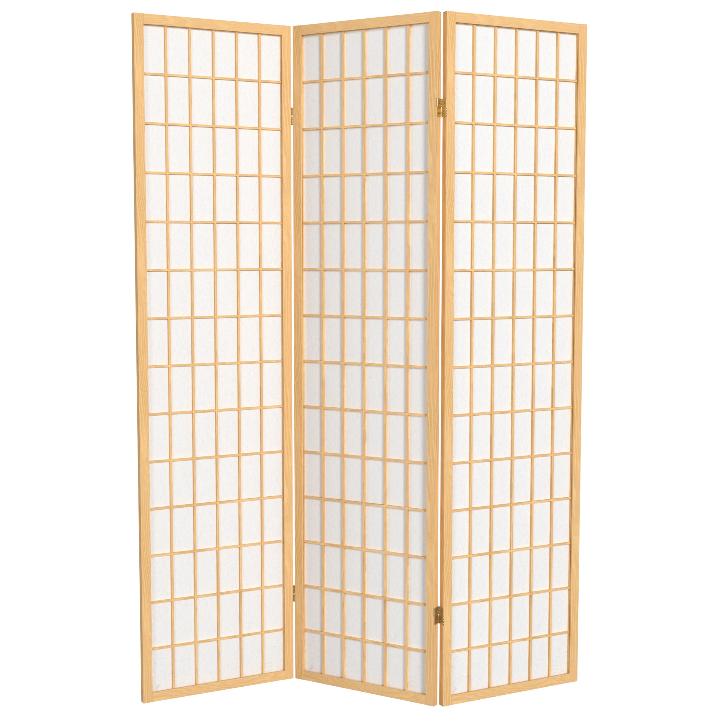 屏風　2枚折　(高さ約176㎝ 2連幅176㎝) Oriental Furniture 6 Ft Tall Helsinki Shoji Screen, Black, 6 Panel