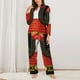 thumbnail image 2 of Fotbe CHARRO SUIT Conjunto de Pijama de Manga Larga para Mujer con Estampado, Ropa de Dormir de 2 Piezas, Conjunto de Casa Suave y Cómodo con Bolsillos-X-Large, 2 of 7
