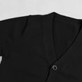 thumbnail image 4 of Coerni Girls V-Neck Cardigan Basic Slim Fit Crewneck Sweater Toddlers Uniform Casual Long Sleeve Button Front Coat Knit Outerwear, 4 of 9