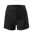 thumbnail image 5 of UJNDER Swim Shorts for Women High Waisted with Trim and Pockets for Beach Swimwear Coverage High Waisted Bikini Bottoms Black_004 S, 5 of 9