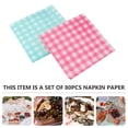 thumbnail image 2 of Miangastore 80pcs Delicate Creative Paper Tissue Decorative Napkins Holiday Party Decoration, 2 of 9