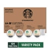 Starbucks Flavored Coffee Variety Pack, K-Cup Coffee Pods, 100% Arabica, 64 ct