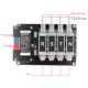 thumbnail image 4 of Interruptor De Transferencia Automática De Doble Potencia, Interruptor De De Generador De Energía Dual AC 400V 4P 50HZ, Operación Automática Y Manual Tipo De Aislamiento, 4 of 7