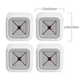 thumbnail image 2 of CTIRCHIU 4Pcs RV Bathroom Accessories Grey ABS Wall Mount Holder Storage Household Users, 2 of 7