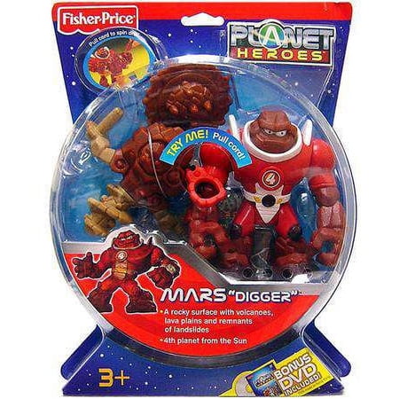 Planet Heroes Mars Digger Action Figure