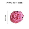 thumbnail image 7 of Yoyauz Women's Rose Claw Clip 2 Pack Large Hawaiian Rose Hair Clip Floral Hair Clip Ladies Girls Thin Hair Bloom Rose Claw Clip Non-slip Strong Styling for Thick Hair, 7 of 7