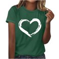 thumbnail image 4 of BLVB Valentines Shirts for Women Trendy Short Sleeve Tee Tops Cute Heart Graphic T Shirts Valentines Gifts for Her, 4 of 4
