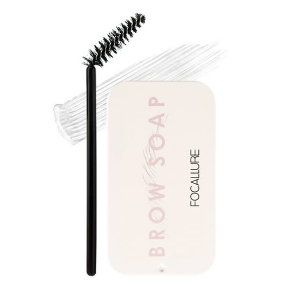 FOCALLURE 10g 3D Feathery Transparent Eyebrow Soap Gel Waterproof Long-Lasting Wild Brow Styling Soap