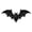 A003- Gray, variant on 20 Inch Halloween Bat Wall Decor Spooky Halloween Decal for Indoor Outdoor Home Party 1 Pack