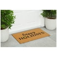 thumbnail image 4 of Happy Holidays Christmas Wreath Doormat,17"x29", 4 of 8