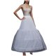 thumbnail image 2 of Vestido de novia de moda para mujer, color liso, con dobladillo falso ajustable, falda de poliéster., 2 of 5
