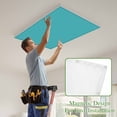 thumbnail image 4 of Teal Magnetic Fluorescent Light Covers for Ceiling Lights 2 x 4 Feet, Turquoise Pure Teal Office Classroom Kitchen Drop Ceiling Light Covers Lighting Filters Shade Panel 4 Packs, 4 of 9