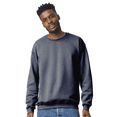 thumbnail image 3 of Gildan Long Sleeve Men's Sweatshirt, Durable Heavy Blend Casual Crewneck Sweatshirt, Heather Dark Navy, 3XL, 3 of 6