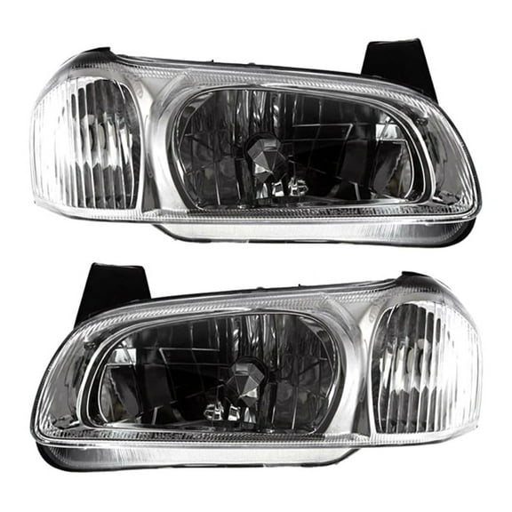 New Pair Of Headlights Compatible With Nissan Maxima SE GLE GXE Sedan 3.0L 2000 2001 By Part Numbers NI2503132 NI2502132 260102Y926 260602Y926