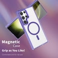 thumbnail image 6 of for Samsung Galaxy s24 Ultra Case Hard [Compatible with Magsafe Wireless Charging] Yellowing Resistant Magnetic Cover Clear para S 24 Ultra 6.8 '' 5G 2024 Rugged Best Phone Cases Purple, 6 of 12