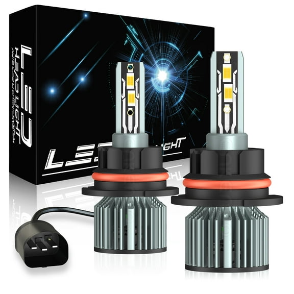 For 2003-2005 Dodge Ram 1500 2500 3500 High/Low Beam 9007 LED Headlight Bulbs Kit