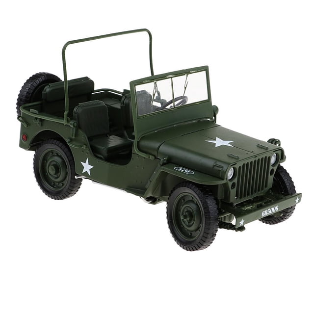 1x Aleación 1/18 Modelos Tácticos Coche Camión Vehículo Juguete Regalos de Navidad Hugo Coche táctico militar