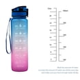 thumbnail image 3 of Botella de agua deportiva motivacional de 32 oz con marcador de tiempo y colador extraíble, flujo rápido, tapa abatible a prueba de fugas, duradera, sin BPA, no tóxico Muyoka Hogar, 3 of 6