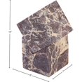 thumbnail image 2 of Meridina Furniture Quad Cherry Marble Decorative Cube, 2 of 5