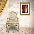 thumbnail image 3 of Mayo, Dean 11x14 Gold Ornate Wood Framed with Double Matting Museum Art Print Titled - Red Door, 3 of 4
