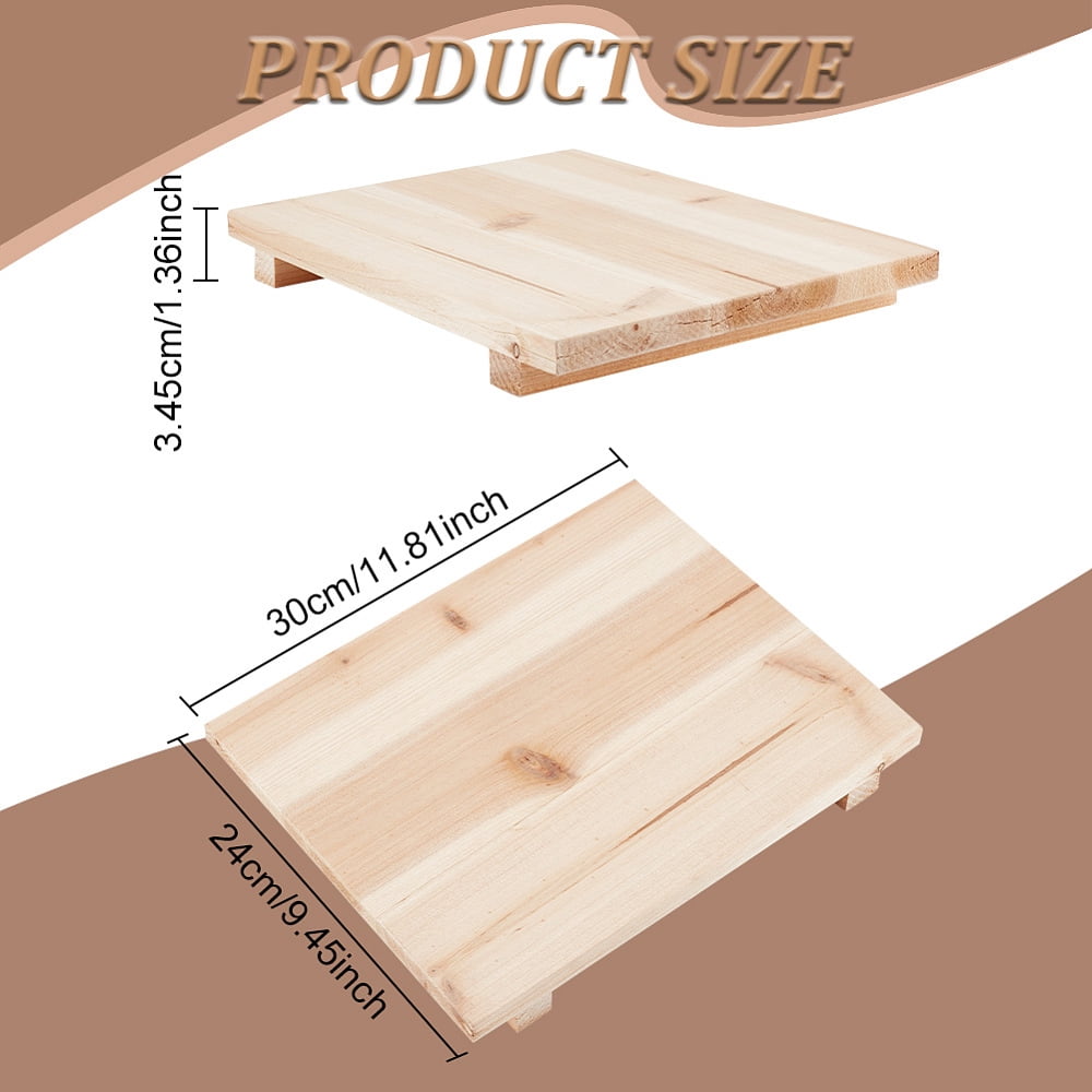 9.45x11.8 Inch Clay Board Wooden Mat Mud Board Clay Drying Board Ceramic Clay Pottery Sculpture Tool for Making Sculpting Modelling Clay Craft DIY