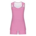thumbnail image 6 of Zpanxa Two Piece Sets for Women Summer V-Neck Sleeveless Camisole Tops with Pockets Comfy Shirts Biker Shorts Tracksuit Casual Sweat Sets Lounge Sweatsuits Matching Set Pink A M, 6 of 7