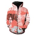 thumbnail image 1 of Sudadera con capucha y cremallera para hombre, diseño de grafiti de arte abstracto, gran oferta 2024, moda Harajuku informal para adolescentes, sudaderas unisex con estampado 3D, 1 of 6