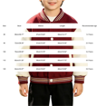thumbnail image 5 of Toddler Boys Girls Varsity Jacket Stand Collar Bomber Coat Baseball Sweatshirt Colorblock Drop Shoulder Outerwear Pockets, 5 of 9