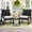 Grey, variant on Skandiquip 3-Piece Patio Bistro Set, All-Weather, Outdoor Wicker Furniture with Tempered Glass Table and Waterproof Cushions for Porch, Balcony, Black