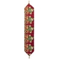 thumbnail image 4 of Violet Linen Fall Harvest Thanksgiving Autumn Leaves Sunflowers Fruits Pumpkins Tapestry Pattern, Polyester Cotton Woven Tapestry , Scarecrow, 13 Inch x 70 Inch, Decorative Table Runner, 4 of 5