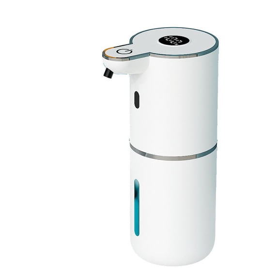 Liquid Soap Dispenser, Automatic Soap Dispenser, USB Rechargeable 6 Level Adjustable Electric Hand Soap Dispenser, for Bathroom, Kitchen,Hotel（Foam white）