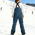 thumbnail image 4 of Womens Snow Bibs - Adjustable Strap Snow Overalls for Women, Windproof & Waterproof Ski Pants, Insulated Warm Pants, 4 of 5