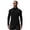 Black, variant on Men's Fitness Tops Elasticity Slim Fit Quarter Zip Long Sleeved Tops White XS