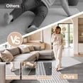 thumbnail image 6 of Pentantan 9'x12' Area Rugs for Living Room, Machine Washable Modern Geometric Neutral Rug, Non Slip Low Pile Waterproof Indoor Carpet for Bedroom Dining Room Office, Easy to Clean, Gray, 6 of 7