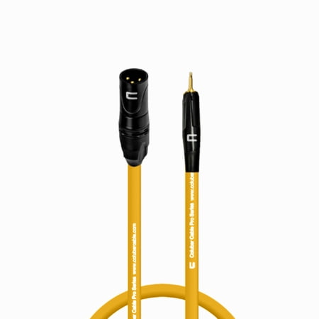 Coluber Cable Unbalanced XLR Male - 3.5mm TS Professional Microphone Cable